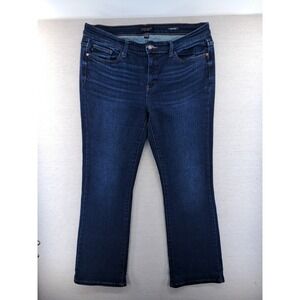 Judy Blue Jeans Women 15/32 Blue Mid Rise Bootcut JB82361DK Stretch Denim W36.5"